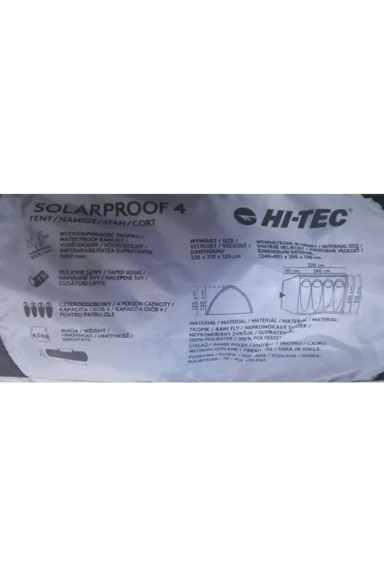 Cort Hi-tec Solarproof de 4 persoane picture - 4