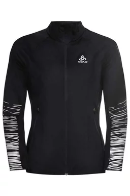 Pulover alergare Odlo Zeroweight Pro Warm Reflect, Negru