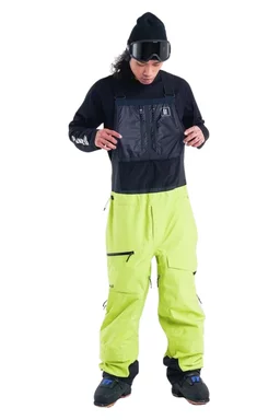 Salopetă Planks Charger 3L Shell Bib Fluoro Lime (20 k)