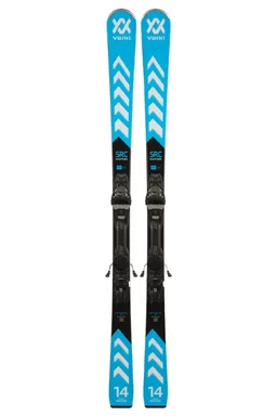 Set Ski Alpin Volkl Racetiger SRC Blue + Clăpari Roxa RFIT 100 (Schiuri cu legături + Clăpari)