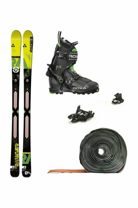 Set Ski de Tură Fischer Ranger Core Air Tech Marker Alpinist 9 Roxa RX Scout (Schiuri + Piei + Legături + Clăpari) picture - 1
