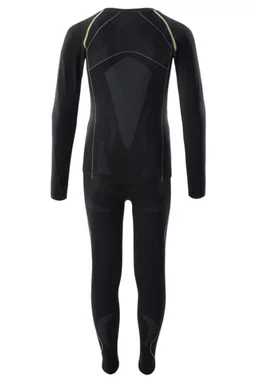 Set underwear bluză + pantaloni Brugi 1RAP EEQ Negru/Galben