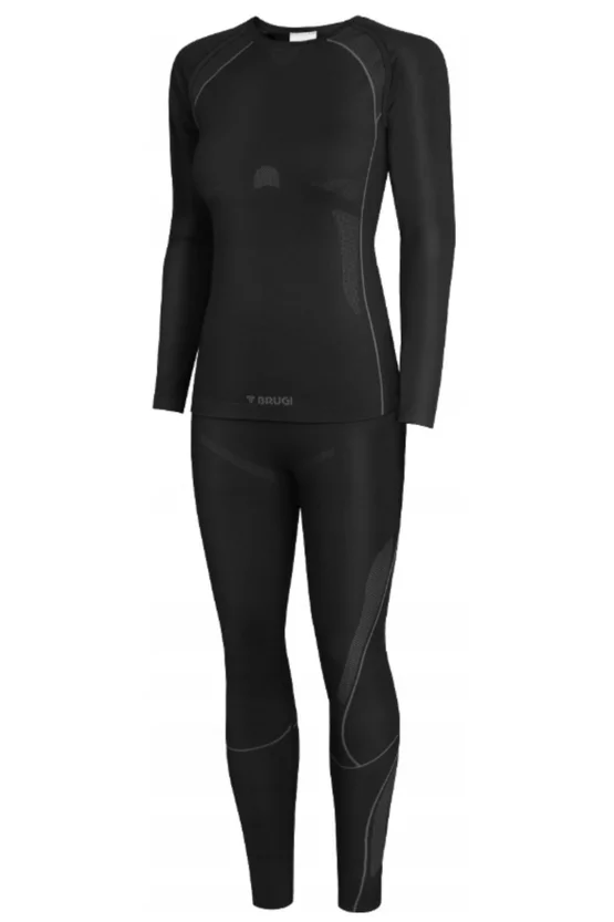 Set underwear bluză + pantaloni Brugi 2RCG Negru picture - 1