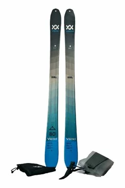 Ski de Tură Volkl Rise 80 Black/Blue + Piei de Focă