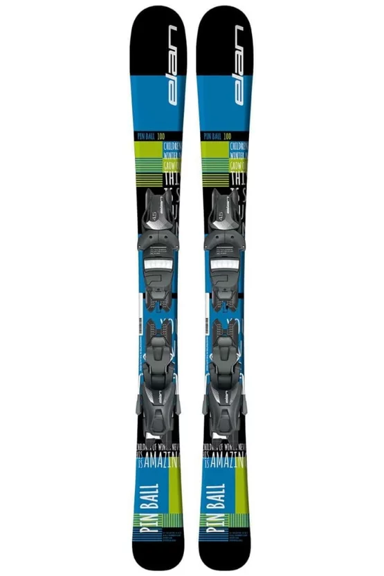 Ski Elan Pinball Team QS + Legături Elan EL 4.5 AC picture - 1