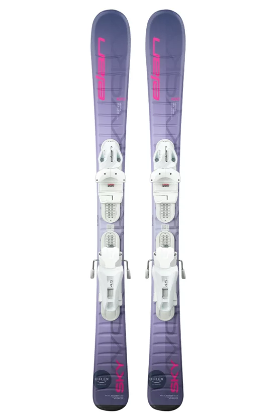 Ski Elan Sky JR Shift Purple M + Legături Elan EL 4.5 GW picture - 1