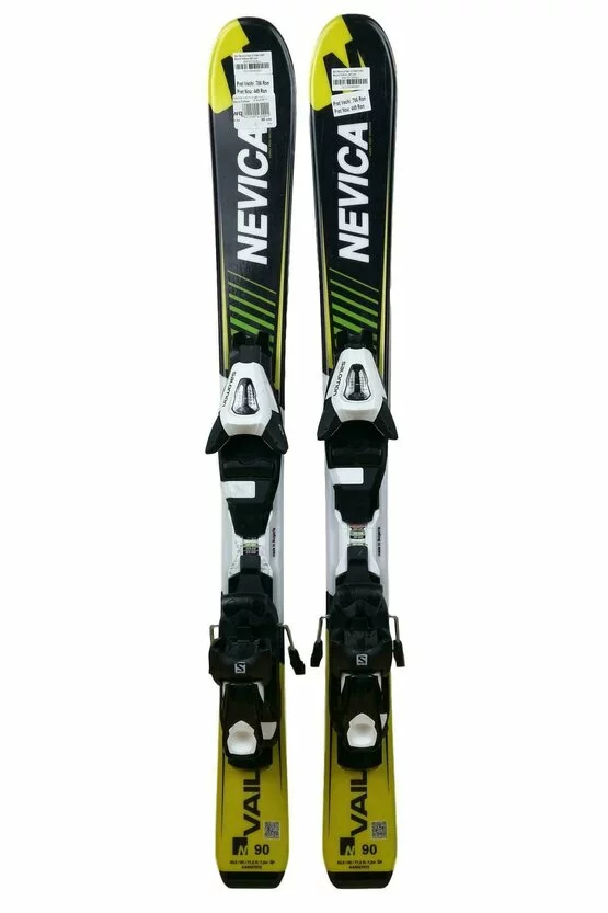 Ski Nevica Vail 4.5 Set In81 Black/Yellow + Legaturi Salomon picture - 1