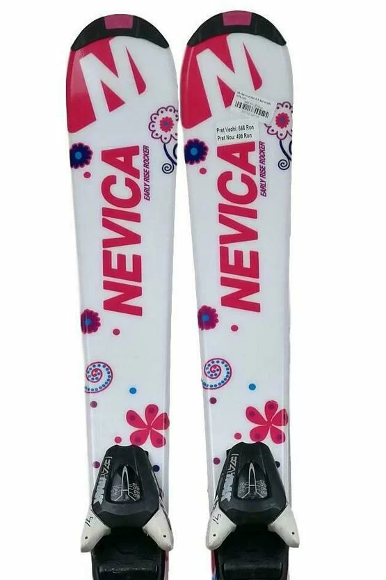 Ski Nevica Vail 4.5 Set InG81 Pink Jr + Legături Salomon picture - 3