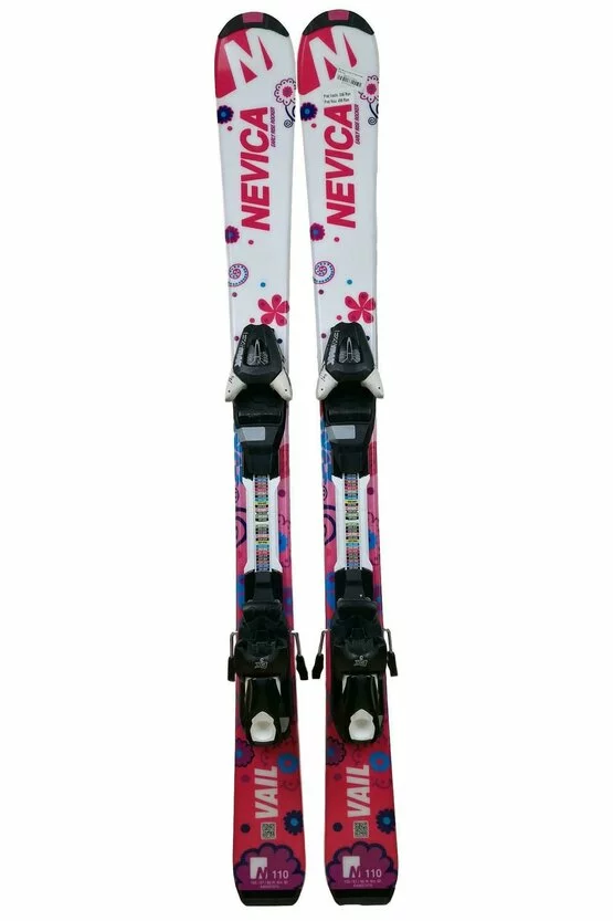 Ski Nevica Vail 4.5 Set InG81 Pink Jr + Legături Salomon picture - 1