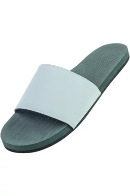 Șlapi Indosole Slide Color Combo Leaf Verde deschis