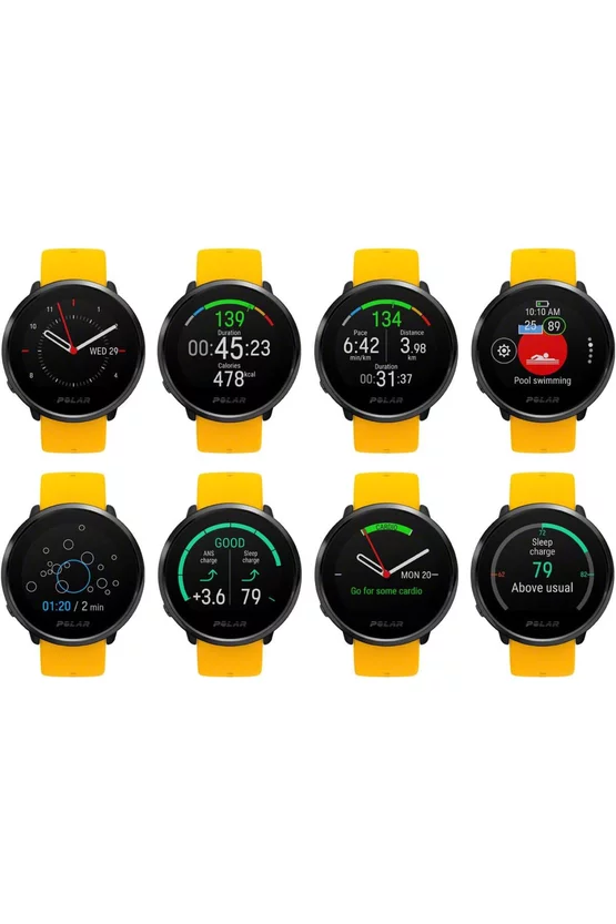 Smartwatch Polar Ignite M/L, Galben/Negru picture - 3