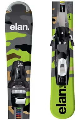 Snowblade Elan Freeline Camo Track + Legături Elan ESP 10.0 (SKI DE TEST)