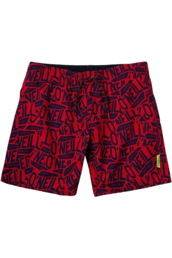 Șort O`Neill Stickerprint Roșu picture - 1