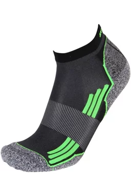 Șosete alergare Rywan Running Endurance Negru/Verde