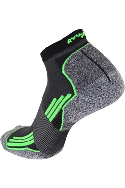 Șosete alergare Rywan Running Endurance Negru/Verde