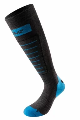 Șosete ski Lenz 1.0 Negru/Albastru