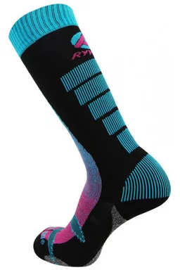 Șosete ski Rywan Atmo Ski Negru/Albastru
