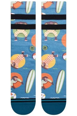 Șosete Stance Monkey Chillin, albastru