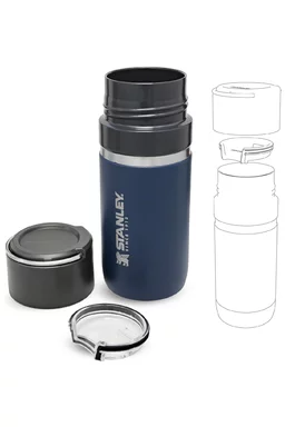 Termos/Bidon ceramic Stanley 0.47 l, Albastru picture - 5