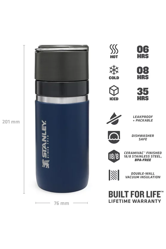 Termos/Bidon ceramic Stanley 0.47 l, Albastru picture - 4