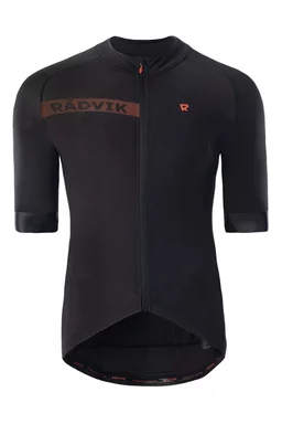 Tricou ciclism Radvik Bravo GTS Negru/Portocaliu