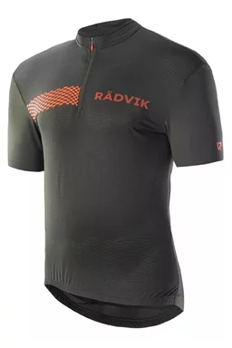 Tricou ciclism Radvik Charlie GTS Verde/Portocaliu