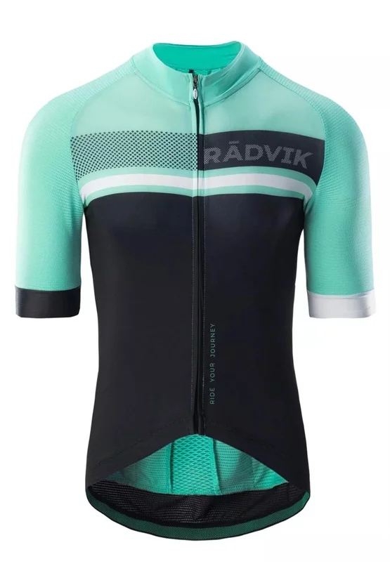 Tricou ciclism Radvik Foxtrot Negru/Turcoaz picture - 1