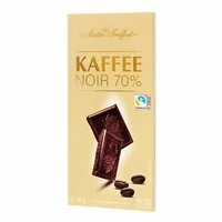 Ciocolata neagra 70% cu cafea Maitre Truffout 100gr