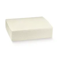 Cutie cadou cu capac incorporat Pelle bianco