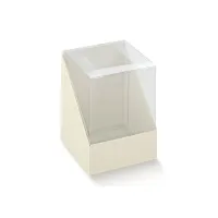 Cutie cadou cu capac transparent