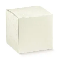 Cutii cadou cu capac incorporat Pieghevole Sfere bianco 100*100*100mm