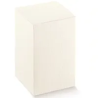 Cutii cadou cu capac incorporat Pieghevole Seta Bianco 170*170*220mm
