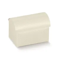 Cutii cadou tip cufere mici Pelle bianco