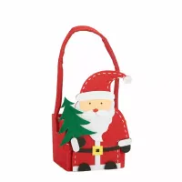Geanta din fetru Red Santa