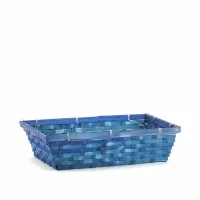Tavite din bambus Albastru 380*270*80mm