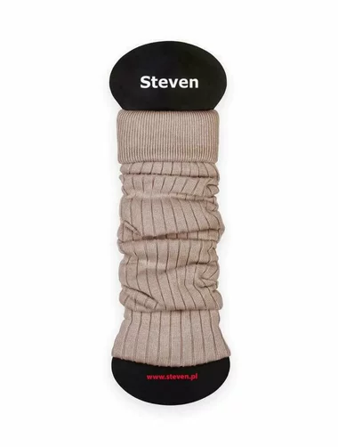 Beige Baumwollleggings ohne Spitze Steven S092-03