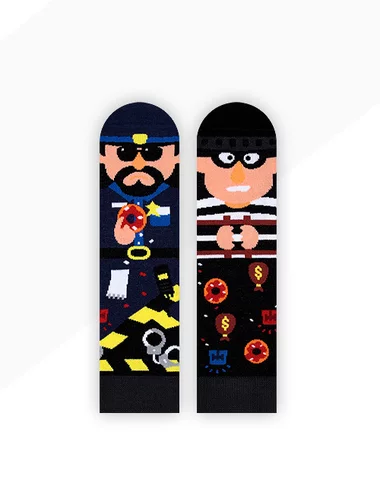 Bunte Kindersocken Nanushki Jacop & Robber(t) Kids