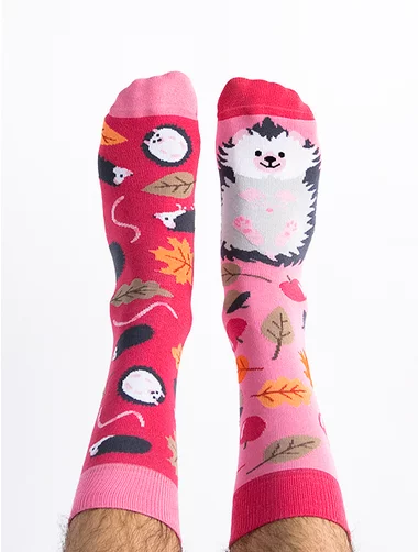 Bunte Socken mit Igeln Nanushki Spike Mike