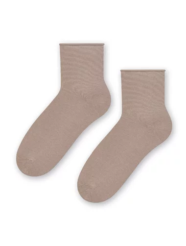 Dünne Baumwollsocken mit umgeschlagener Kante Steven S115