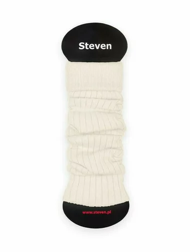 Ecrufarbene Baumwollleggings ohne Spitze Steven S092-002