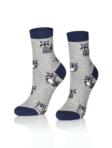 Farbige Socken mit Waschbär Intenso 0433-015