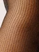 Feine netzstrümpfe mit silbernem lurexfaden Laura Baldini Bold Lurex