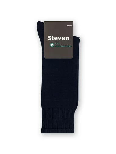 Feine Socken aus 100 % merzerisierter Baumwolle für Steven-Anzug S016
