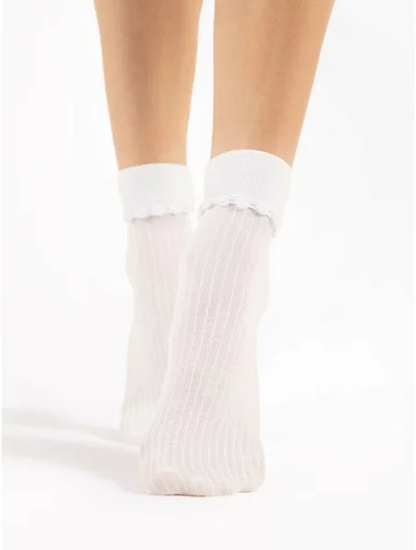 Fiore Apolonia Mikrofasersocken mit dünnen Streifen 40 den