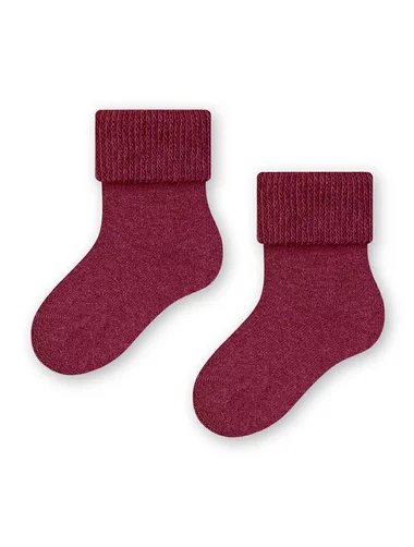 Geriffelte Babysocken mit umgeschlagener Kante Steven S156