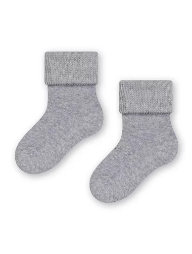 Geriffelte Babysocken mit umgeschlagener Kante Steven S156