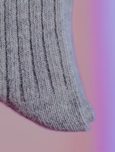 Gestreifte Wollsocken für Herren Steven S093