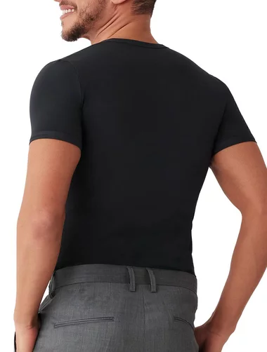 Herren-T-Shirt aus Baumwolle mit Rundhalsausschnitt Cotonella GU006 0001