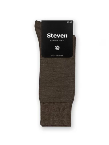 Herrensocken aus Merinowolle Steven S130