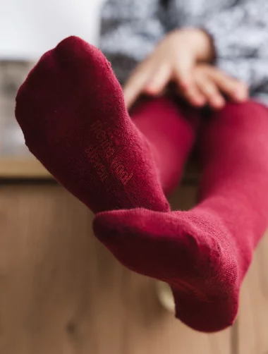 Kinderstrumpfhose aus Merinowolle Steven S130 (6-12 Jahre)